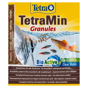 TetraMin Granules (гранулы) для всех видов декоративных рыб (15 г.)