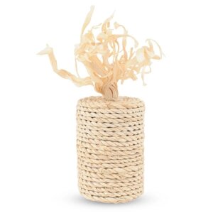Triol игрушка-когтеточка Бабина из кукурузных листьев для кошки (12 см.)