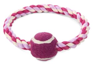 Triol игрушка Mini Dogs Веревка-кольцо, мяч для собак мелких пород