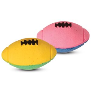 Triol игрушка Мяч для регби двухцветный для кошек (1 шт) (5,5 см.)