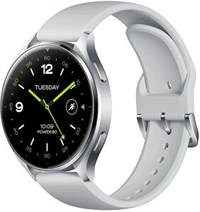 Умные часы Xiaomi Watch 2 Sliver Case With Gray TPU Strap (BHR8034GL)