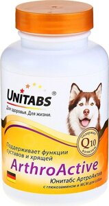 Unitabs витамины ArthroActive с Q10 для собак (100 таб.)