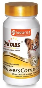 Unitabs витамины BreversComplex с Q10 для мелких собак (100 таб.)