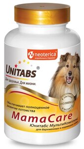 Unitabs витамины МамаCare c B9 для беременных собак (100 таб.)