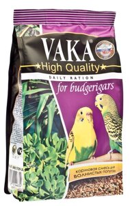 ВАКА High Quality корм для волнистых попугаев (Злаковое ассорти, 500 г.)