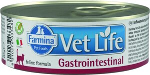 Vet Life Cat Gastrointestinal консервы для кошек при ЖКТ (Курица, 85 г.)