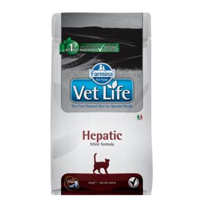 Vet Life Cat Hepatic корм для кошек при хронической печеночной недостаточности (Диетический, 400 гр.)