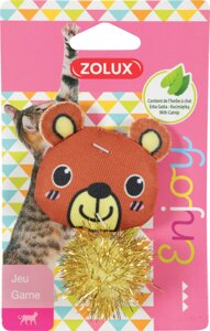 Zolux игрушка для кошек с кошачьей мятой очаровательный мишка (7 см.)