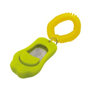 ZooOne кликер трехтоновый в форме лапки с браслетом (Зеленый)