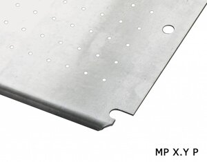 Панель монтажная микроперфорированная для компактных шкафов MP 100.60 P