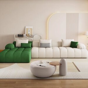 Дизайнерский диван, итальянская 3Д бархатная ткань