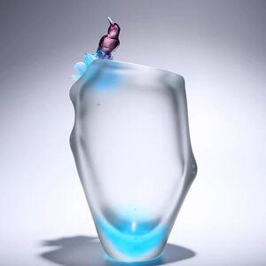 Изысканная, высококачественная, стеклянная ваза/ модель GJLLGJC3117