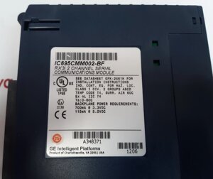 Модуль последовательной связи Ge General Electric PLC ic695cmm002 rx3i 2-канальный