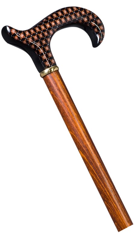 Трость деревянная 1634-0, Бренд Gastrock, Рукоятка Дерби - описание