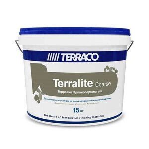Декоративное покрытие на основе мраморной крошки Terraco Терралит 53F мелкозернистый 15 кг