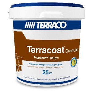 Фасадная штукатурка декоративная Акриловая Terracoat Granule acrylic 1,5 mm NP Exterior 25 кг Шуба NP база 9661