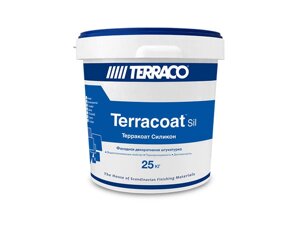 Фасадная штукатурка декоративная Силиконовая Terracoat Granule Silicone 2,0 mm NP Exterior 25 кг Шуба Прозрачная база