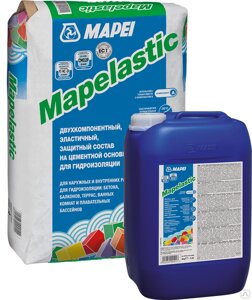 Гидроизоляция Mapei Mapelastik A компонент А 24 кг 380