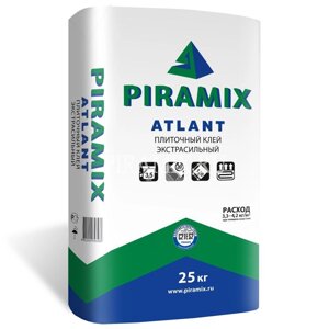 Клей плиточный Пирамикс Atlant Экстра сильный 25 кг 9021