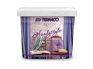 Краска Terraco Хэндистайл НS 1025 декоративная цветная перламутровая 1 кг