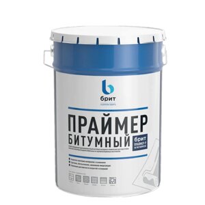 «Брит» Коннект-Р Праймер битумный 20л/18кг (33 шт/пал) аналог праймер Технониколь №01
