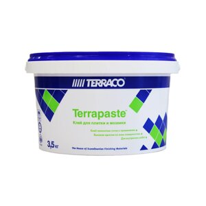 Клей для плитки Terrapaste Готовый пастообразный на акриловой основе 3,5 кг