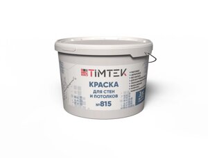 Краска для стен и потолков ТИМТЕК 815 Супер белая 3 кг 144 шт/пал