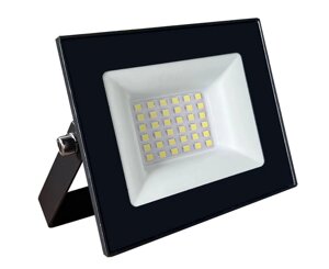 Прожектор светодиодный SFL51-50 2835 SMD, 50W 6500K AC220-240V/50Hz IP65, черный в компактном кор.