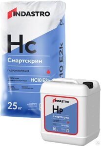 Эластичная гидроизоляция Индастро Смартскрин НР10 Е2k компонент 2 10 л 00931