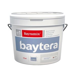 Bayramix Baytera крупная фракция (M) 1,2 - 2 мм, текстурное покрытие для фасадных и интерьерных работ ("мокрая стена")