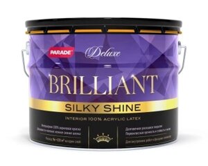 Краска интерьерная PARADE DELUXE Brilliant silky shine База А 0,9 л