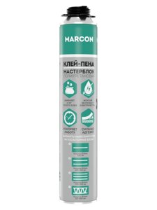 Клей-пена Профессиональная Marcon Мастерблок 1000 мл 6176