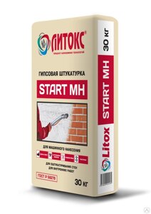 Гипсовая машинная штукатурка Литокс Start-MH 30 кг 50 шт пал старт 01453 ЛИТОКС
