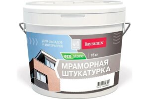 Bayramix Ecostone цвет 971 мраморная штукатурка с естественным блеском благородного камня (15кг)
