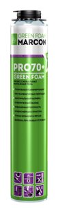 Пена монтажная Профессиональная Marcon Pro 70+ Green Foam всесезонная 12 шт/уп