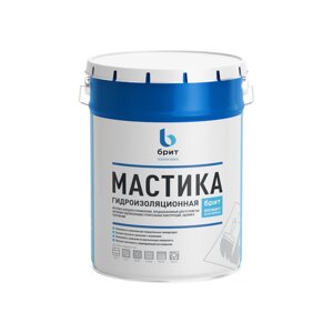 "Брит" Изоляция-Р Мастика гидроизол. битумно-полимерная 6л/5кг (96 шт/пал) аналог Технониколь №24