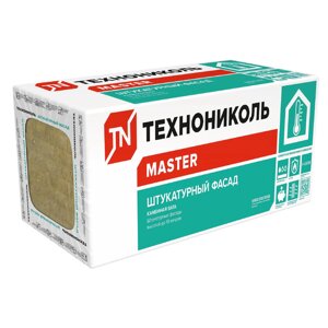 Утеплитель ТехноНиколь Штукатурный фасад 100 мм 1200х600 мм 3 плиты, 2,16 м2 (16 уп/пал)
