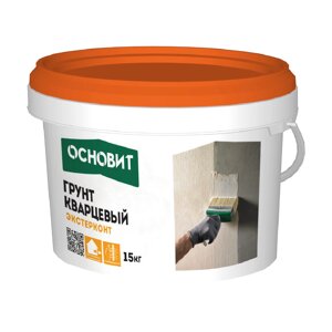 Грунт кварцевый белый Основит Экстерконт LP54 W15 кг 48 шт/пал