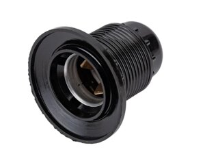 Патрон Е27 подвесной с кольцом черны, General Lighting Systems GLH-E27-CAR-H-B-R