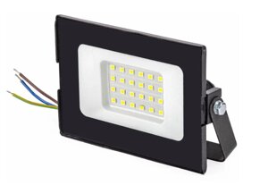 Прожектор черный LED 20W VLF7-20-6500 mini B 6500K 1800Лм 220V IP65 VKL electric (1|8)