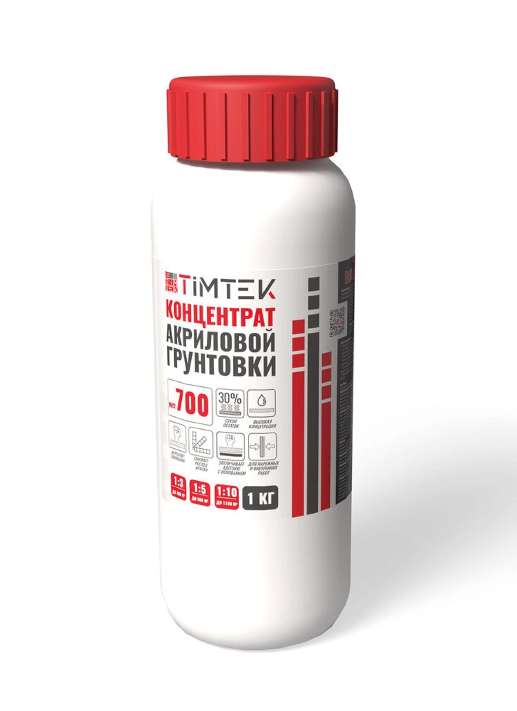 TimTek №700 Грунт концентрат 1:10, со-30%, 1 кг (12 шт/кор) от компании Строй Мир Крым. Симферополь. - фото 1