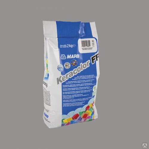 Затирка Mapei KeraColor FF-Alu 112/2 -серый 3795 от компании Строй Мир Крым. Симферополь. - фото 1