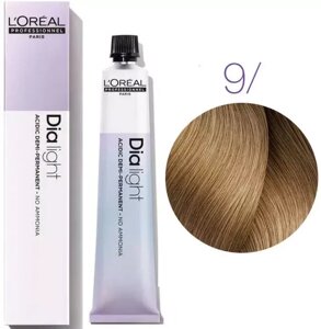 L'Oreal Professionnel Dia Light 9 Очень светлый блондин без аммиака 50мл