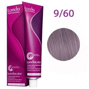 Londa Color стойкая крем-краска, 9/60 очень светлый блондин фиолетовый натуральный, 60мл