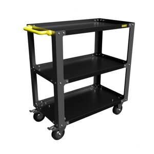 Gt3. grey Инструментальная тележка GAROPT, три полки, cерия "No boxes", Серая