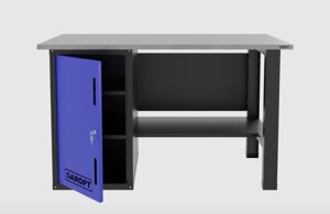 Верстак однотумбовыи для слесарных работ 1400*700 GAROPT синий, GT1400STD. blue