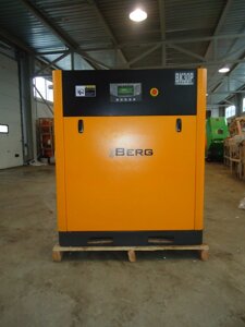Винтовой компрессор с ременным приводом BERG IP23 ВК-30Р, давление 10 бар