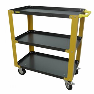 Gt3. yell Инструментальная тележка GAROPT, три полки, cерия "No boxes", Желтая