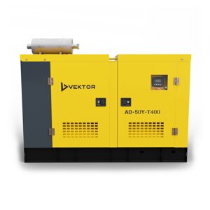 Дизельный генератор Vektor AD-50Y-T400 в шумозащитном кожухе