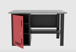Верстак однотумбовый для слесарных работ 1400*700 GAROPT красный, GT1400STD. red